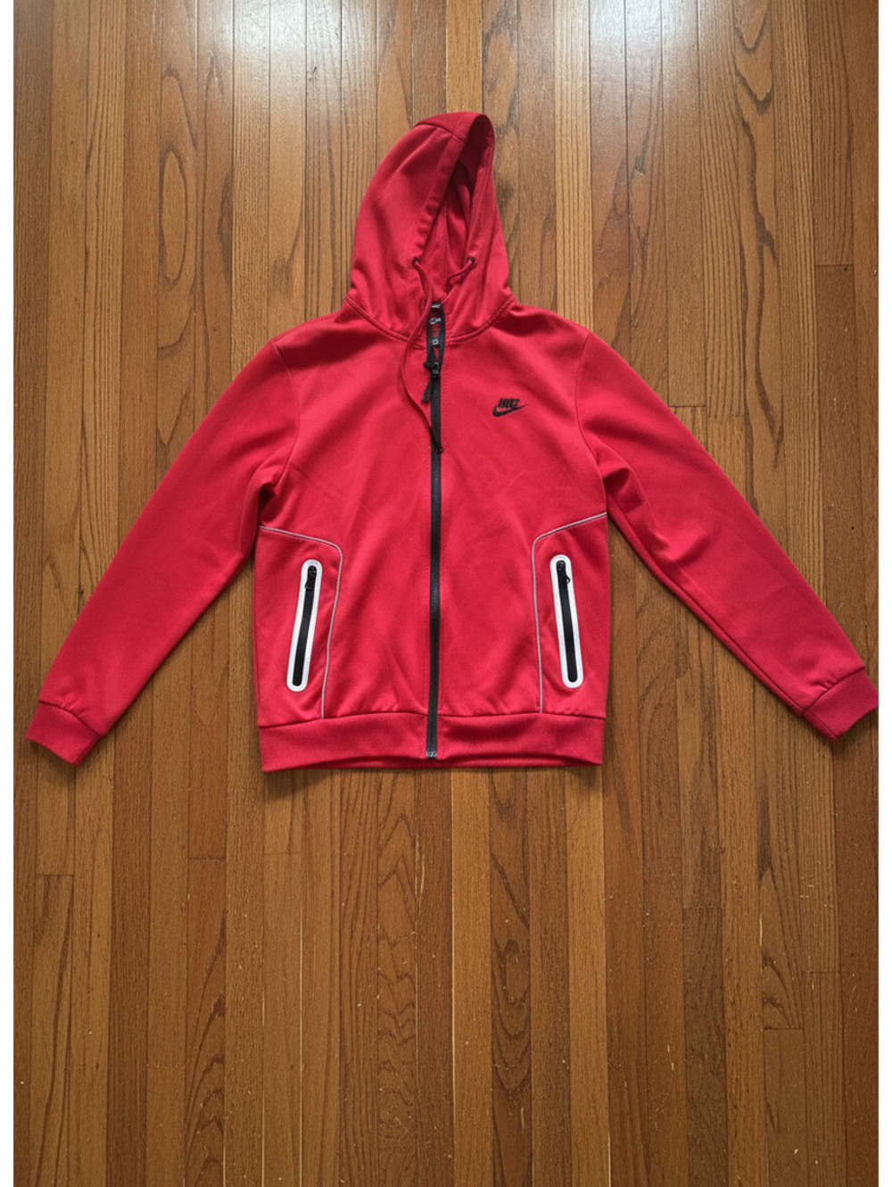 Nike tech Zip-Up Hoodie with Reflective Accents